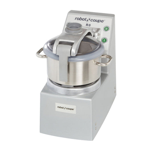 Robot Coupe R8 Vertical Food Processor with 8 Qt. Stainless Steel Bowl - RCR8