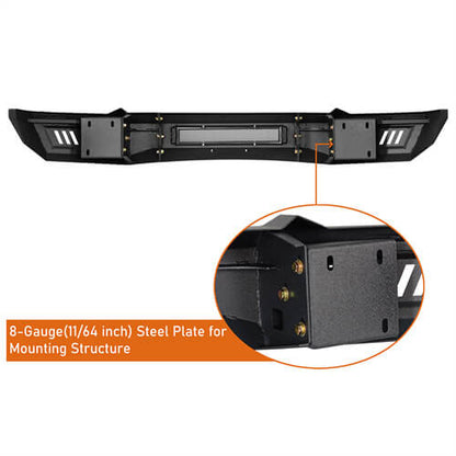 2019-2024 Ram 1500 Aftermarket Front Full-Width Bumper w/LED Lights (Excluding EcoDiesel & Rebel & TRX & Classic Models) - Hooke Road