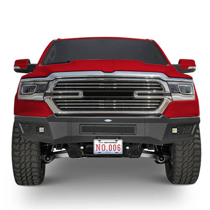 2019-2024 Ram 1500 Aftermarket Front Full-Width Bumper w/LED Lights (Excluding EcoDiesel & Rebel & TRX & Classic Models) - Hooke Road