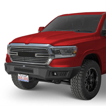 2019-2024 Ram 1500 Aftermarket Front Full-Width Bumper w/LED Lights (Excluding EcoDiesel & Rebel & TRX & Classic Models) - Hooke Road