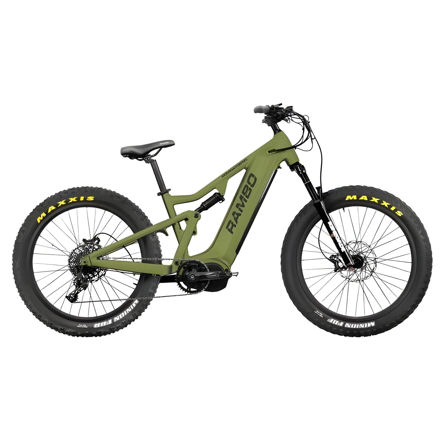 Rambo Dominator HD 48V/15Ah 1000W Mid-Drive Fat Tire Electric Bike