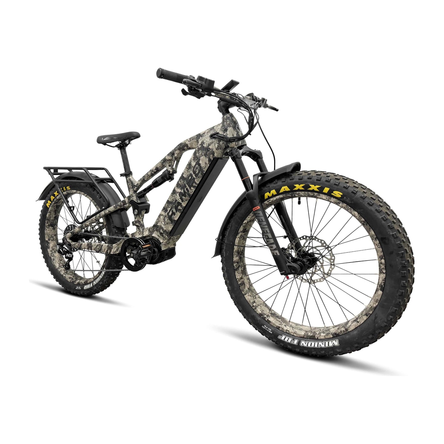 Rambo Dominator Ultra Drive Fat Tire All-Terrain Electric Bike - 48V 15-30Ah 1000W full suspension hydraulic brakes
