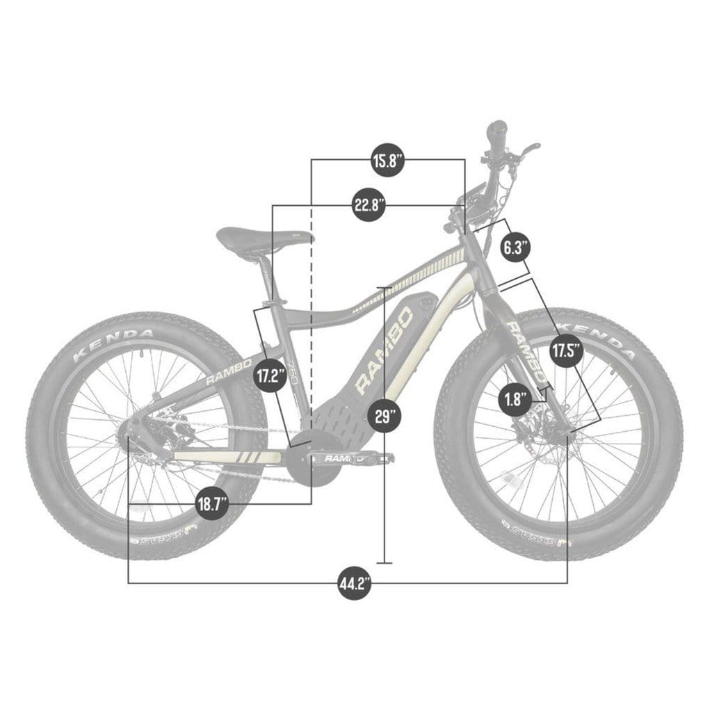 Rambo The Ryder 750W 48V Electric Mountain Bike