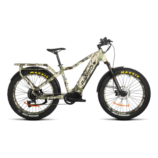 Rambo THE VENOM 2.0 48V 1000W 20Ah Fat Tire Electric Hunting Bike Mid-Drive