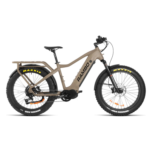 Rambo THE VENOM 2.0 48V 1000W 20Ah Fat Tire Electric Hunting Bike Mid-Drive