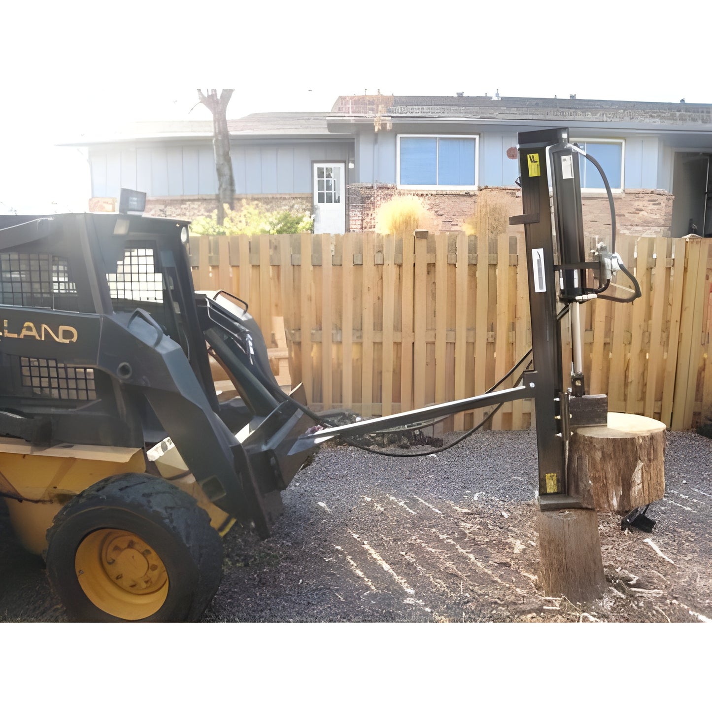 Wood Splitters Direct 30 Ton Skid Steer Log Splitter Attachment - SSH30