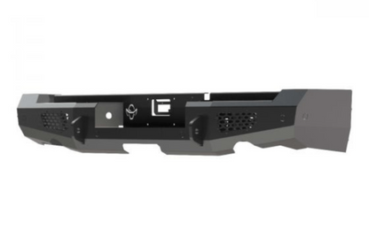 Ranch Hand MBD19HBMSLE 2019-2024 Dodge Ram 1500 Midnight Rear Bumper with Rear Exhaust - MBD19HBMSLE