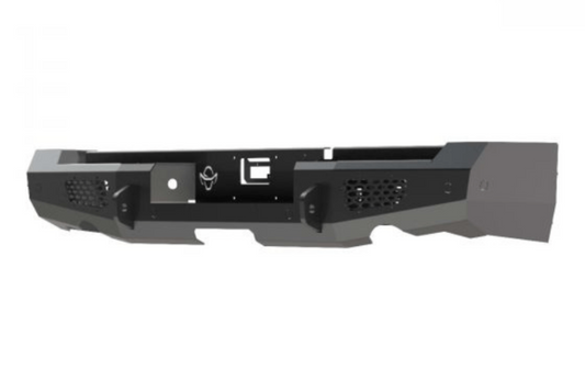 Ranch Hand MBD19HBMSLE 2019-2024 Dodge Ram 1500 Midnight Rear Bumper with Rear Exhaust - MBD19HBMSLE