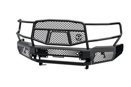 Ranch Hand MFC151BM1 2015-2019 Chevy Silverado 2500/3500 Midnight Series Front Bumper with Grille Guard - MFC151BM1