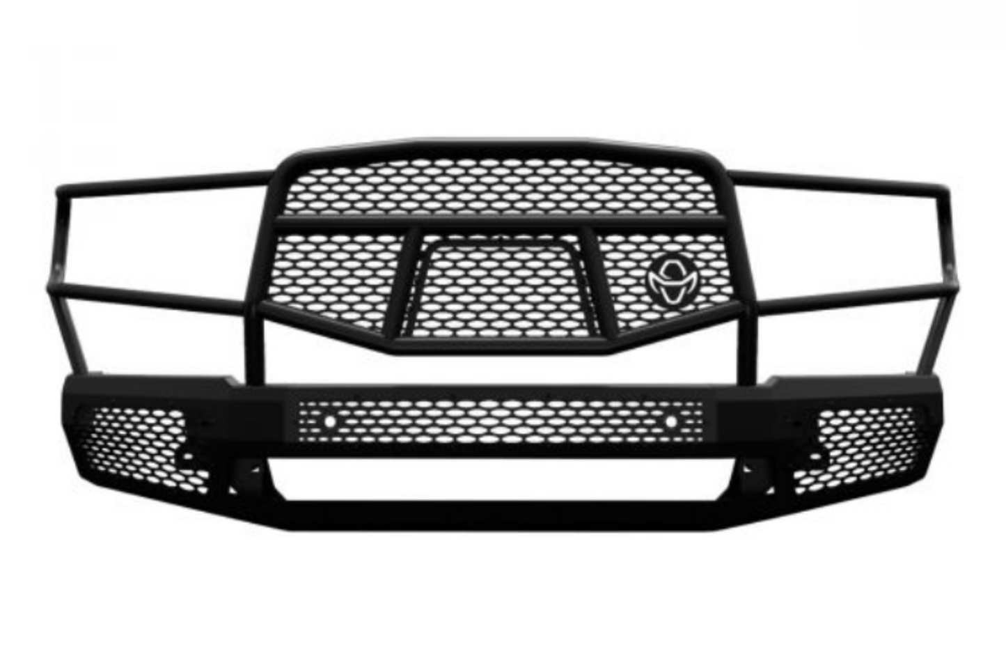Ranch Hand MFD19HBM1 2019-2024 Dodge Ram 1500 Midnight Series Front Bumper with Grille Guard - MFD19HBM1