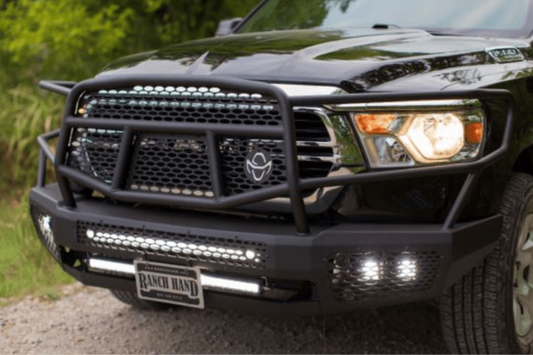 Ranch Hand MFD19HBM1 2019-2024 Dodge Ram 1500 Midnight Series Front Bumper with Grille Guard - MFD19HBM1