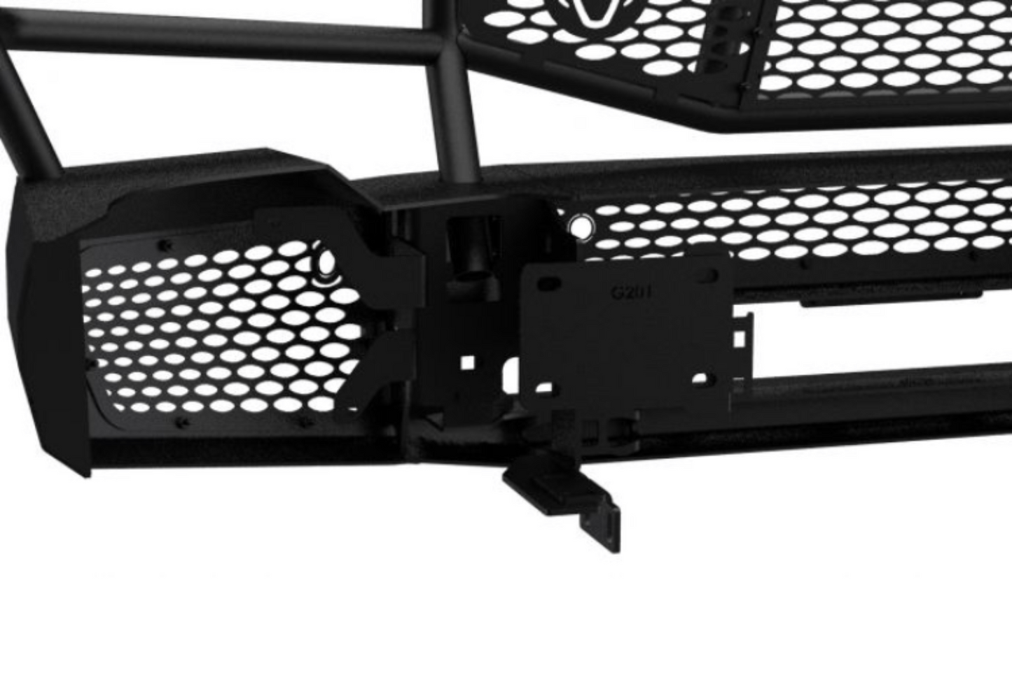 Ranch Hand MFG201BM1 2020-2023 GMC Sierra 2500/3500 Midnight Series Front Bumper With Grille Guard - MFG201BM1