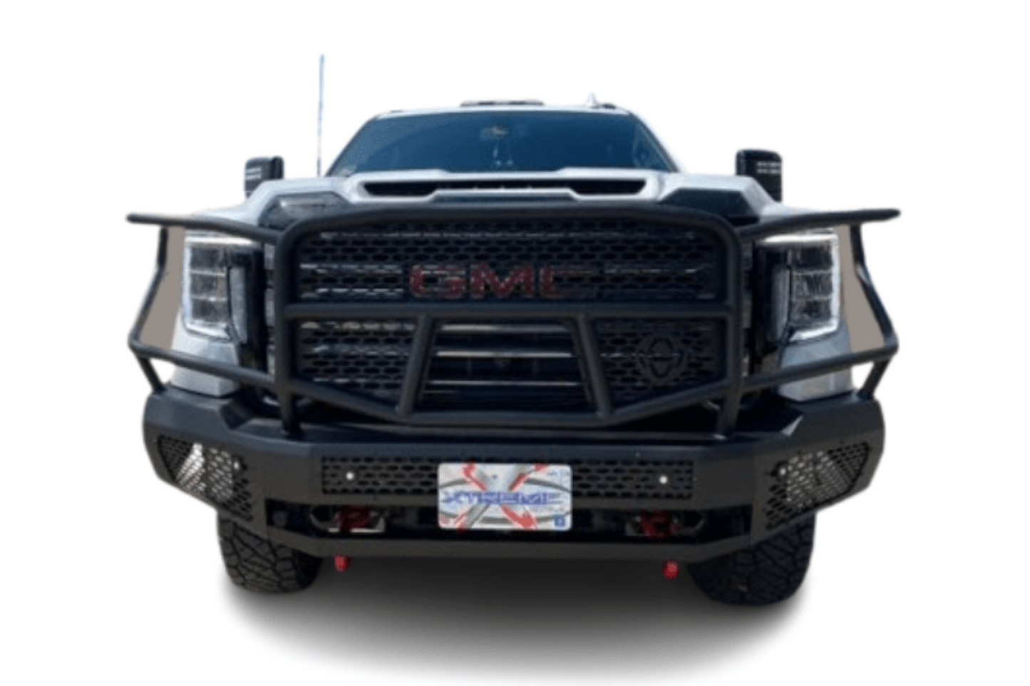 Ranch Hand MFG201BM1 2020-2023 GMC Sierra 2500/3500 Midnight Series Front Bumper With Grille Guard - MFG201BM1