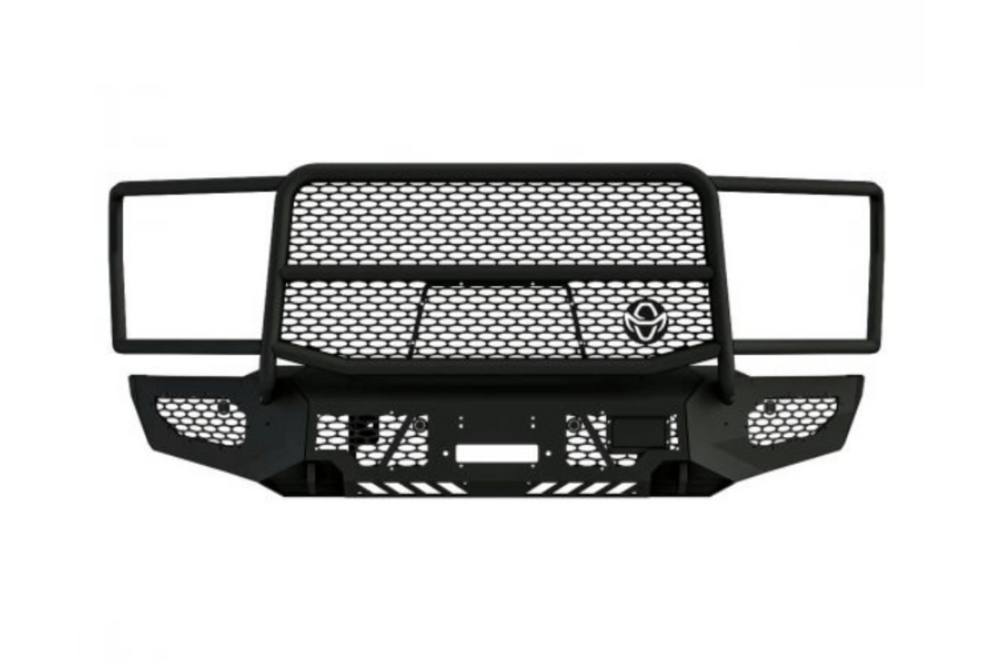 Ranch Hand Midnight Front Bumper with Grille Guard MFF24HBM1 2024-2025 Ford F150 Winch Compatible - MFF24HBM1