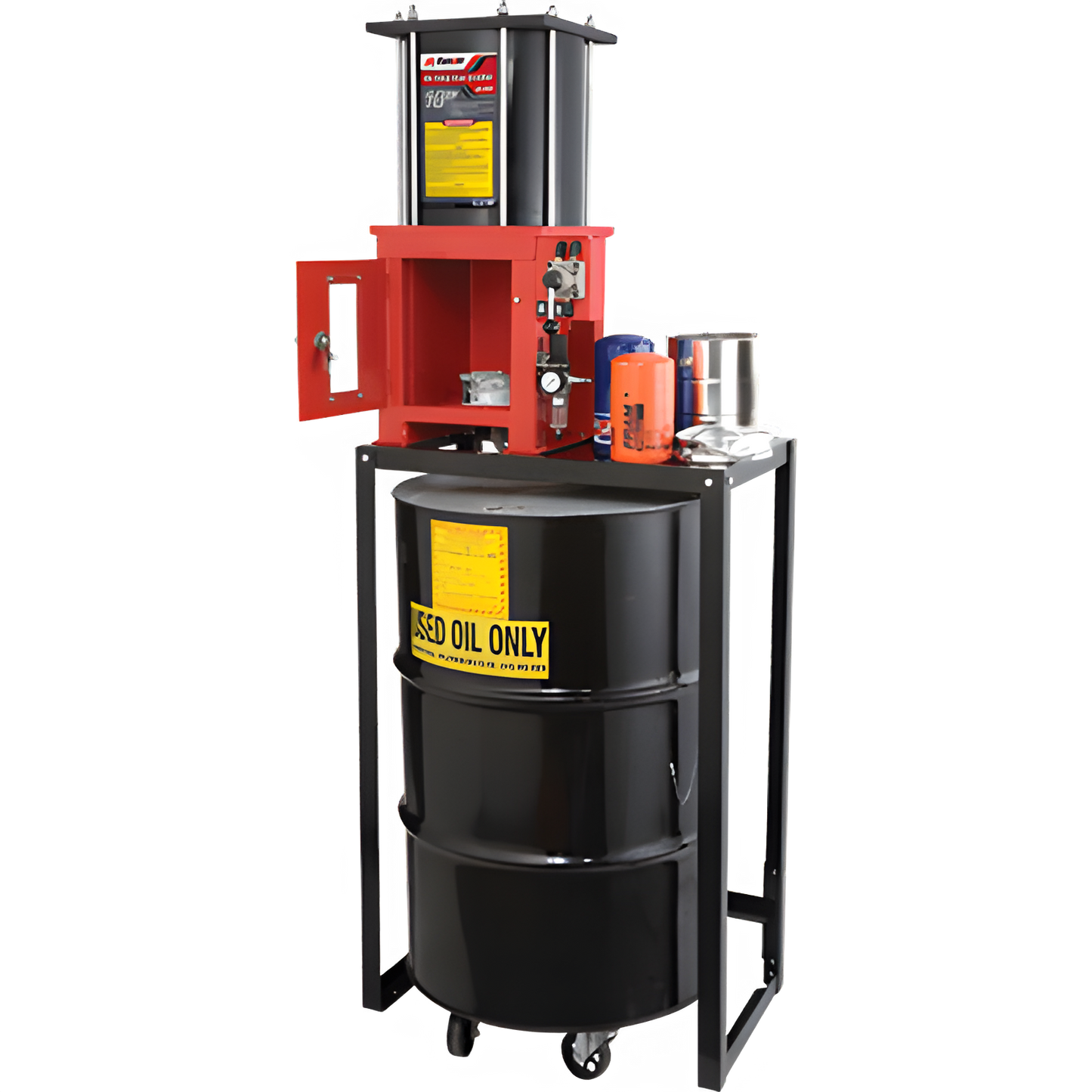Ranger RP-20FC Pneumatic Oil-Filter Crusher, 10-Ton Capacity, INCLUDES STAND - 5150067