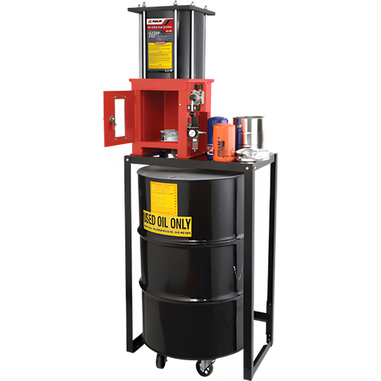 Ranger RP-20FC Pneumatic Oil-Filter Crusher, 10-Ton Capacity, INCLUDES STAND - 5150067