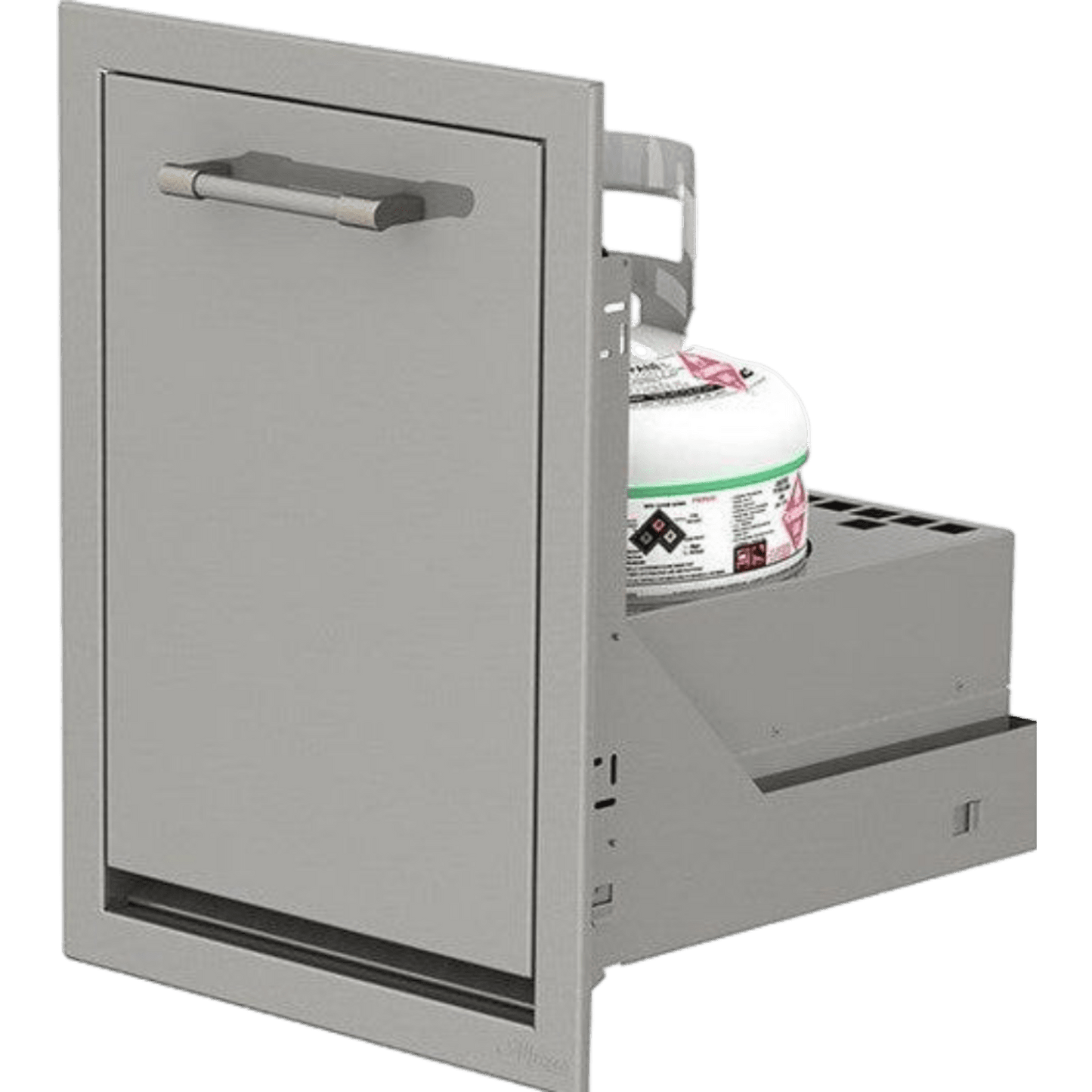 Alfresco 18-Inch Stainless Steel Lp Tank Drawer - Axe-18lptdr-Sc