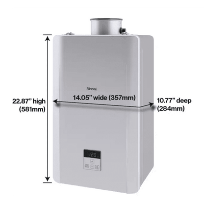 Rinnai RE Series with Smart-Circ 7.9 GPM Indoor NCTWH with Recirculation and Pump, NG