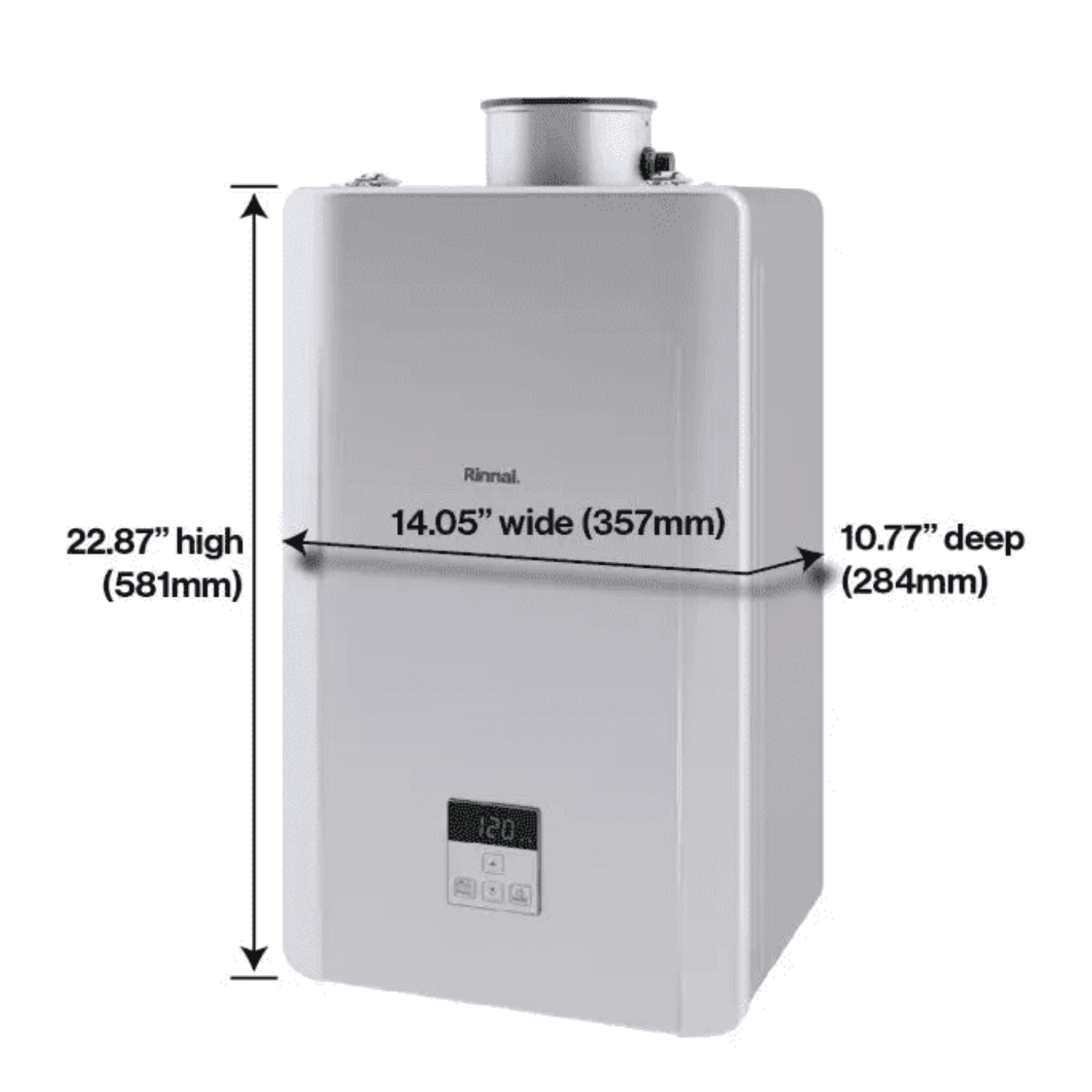 Rinnai RE Series 9.8 GPM Indoor NCTWH - LP