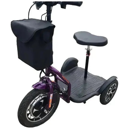 RMB Protean 48V 500W Folding 3-Wheel Mobility Scooter Purple