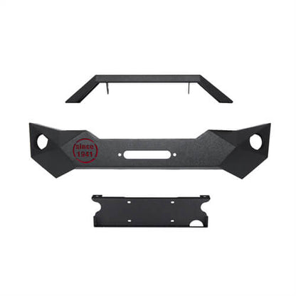 Hooke Road Rock Crawler Stubby Front Bumper & Different Trail Rear Bumper Combo(07-18 Jeep Wrangler JK JKU)