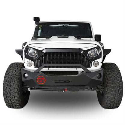 Hooke Road Rock Crawler Stubby Front Bumper & Different Trail Rear Bumper Combo(07-18 Jeep Wrangler JK JKU)