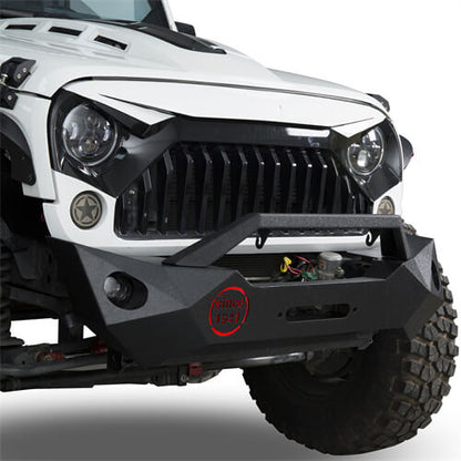 Hooke Road Rock Crawler Stubby Front Bumper & Different Trail Rear Bumper Combo(07-18 Jeep Wrangler JK JKU)