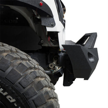 Hooke Road Rock Crawler Stubby Front Bumper & Different Trail Rear Bumper Combo(07-18 Jeep Wrangler JK JKU)