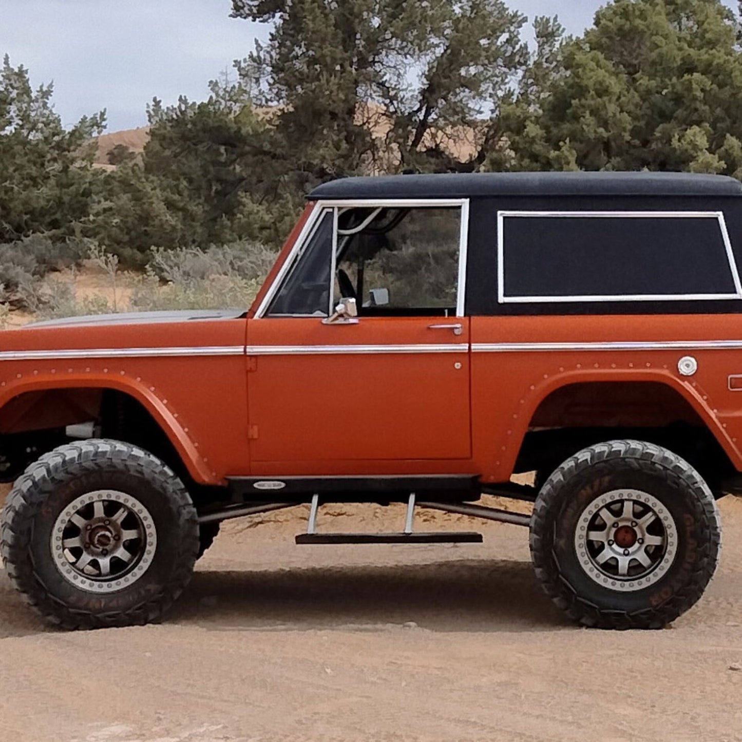 Rock Slide Engineering 1st Gen Bronco 2 Door Step Slider - BD-SS-300-B1G