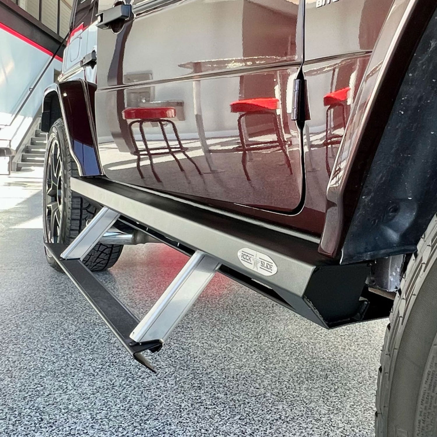 Rock Slide Engineering G-Class 4 Door Step Slider - BD-SS-300-GWG