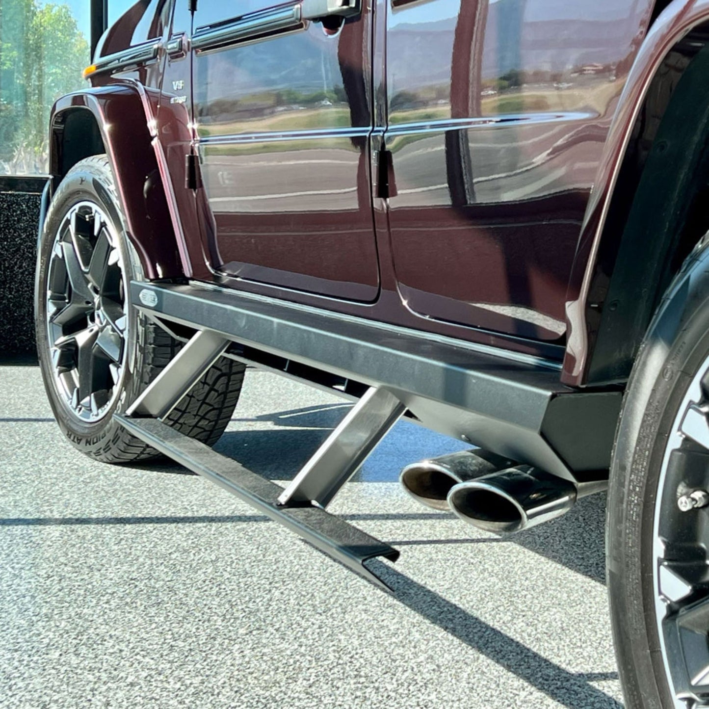Rock Slide Engineering G-Class 4 Door Step Slider - BD-SS-300-GWG