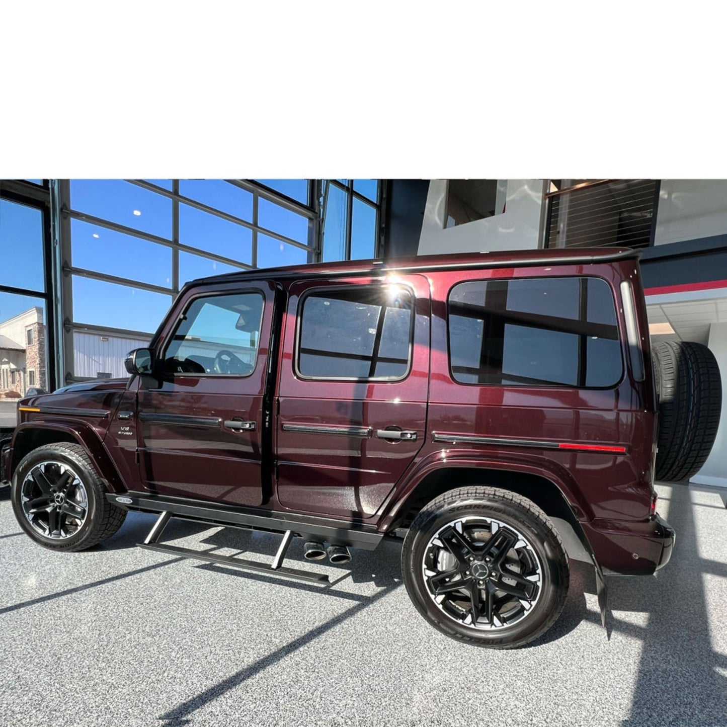Rock Slide Engineering G-Class 4 Door Step Slider - BD-SS-300-GWG
