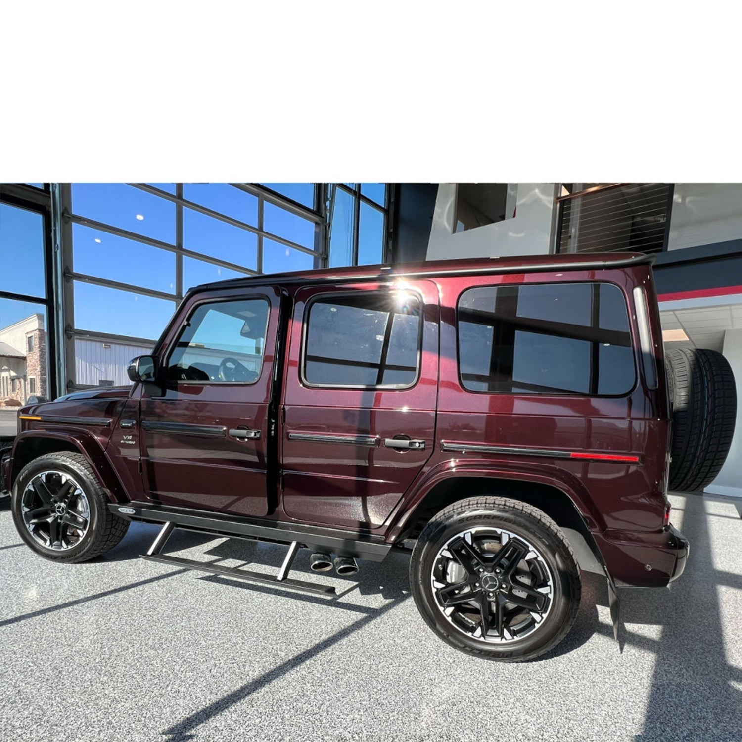 Rock Slide Engineering G-Class 4 Door Step Slider - BD-SS-300-GWG