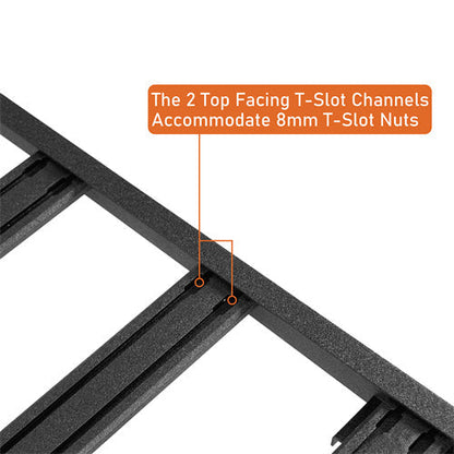 Roof Rack Rooftop Cargo Carrier (03-10 Porsche Cayenne GTS / Turbo / Turbo S Models w/ Factory Roof Rails) - Hooke Road