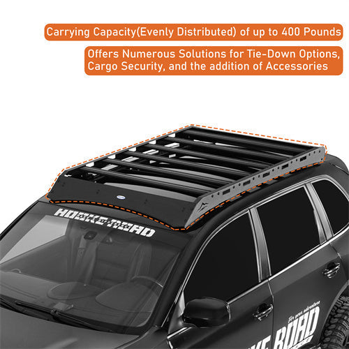 Roof Rack Rooftop Cargo Carrier (03-10 Porsche Cayenne GTS / Turbo / Turbo S Models w/ Factory Roof Rails) - Hooke Road