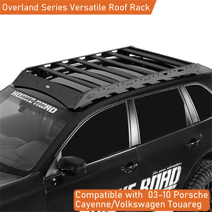 Roof Rack Rooftop Cargo Carrier (03-10 Porsche Cayenne GTS / Turbo / Turbo S Models w/ Factory Roof Rails) - Hooke Road