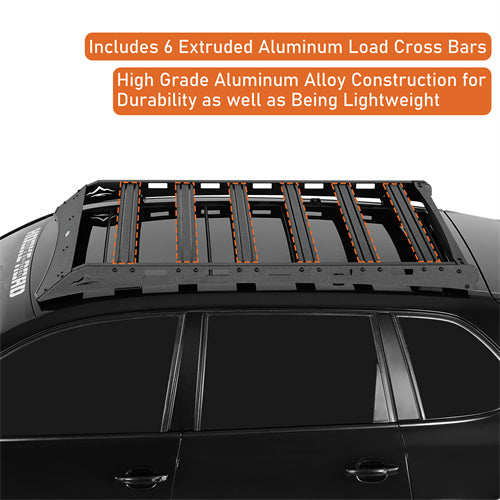 Roof Rack Rooftop Cargo Carrier (03-10 Porsche Cayenne GTS / Turbo / Turbo S Models w/ Factory Roof Rails) - Hooke Road