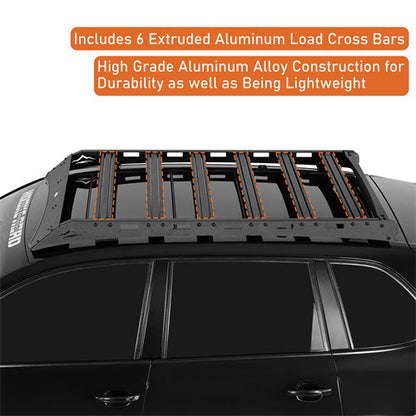 Roof Rack Rooftop Cargo Carrier (03-10 Porsche Cayenne GTS / Turbo / Turbo S Models w/ Factory Roof Rails) - Hooke Road