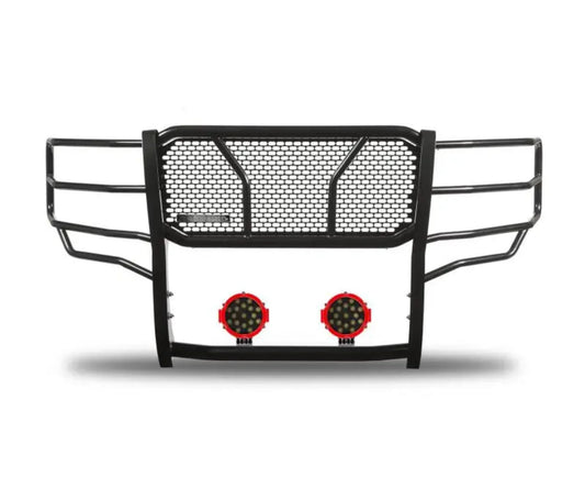 RU-FOF116-B-PLR Black Horse Rugged Heavy Duty Grille Guard Kit - BLKRUFOF116BP