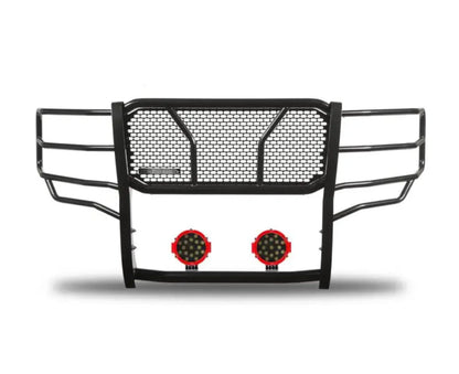 RU-FOF116-B-PLR Black Horse Rugged Heavy Duty Grille Guard Kit - BLKRUFOF116BP