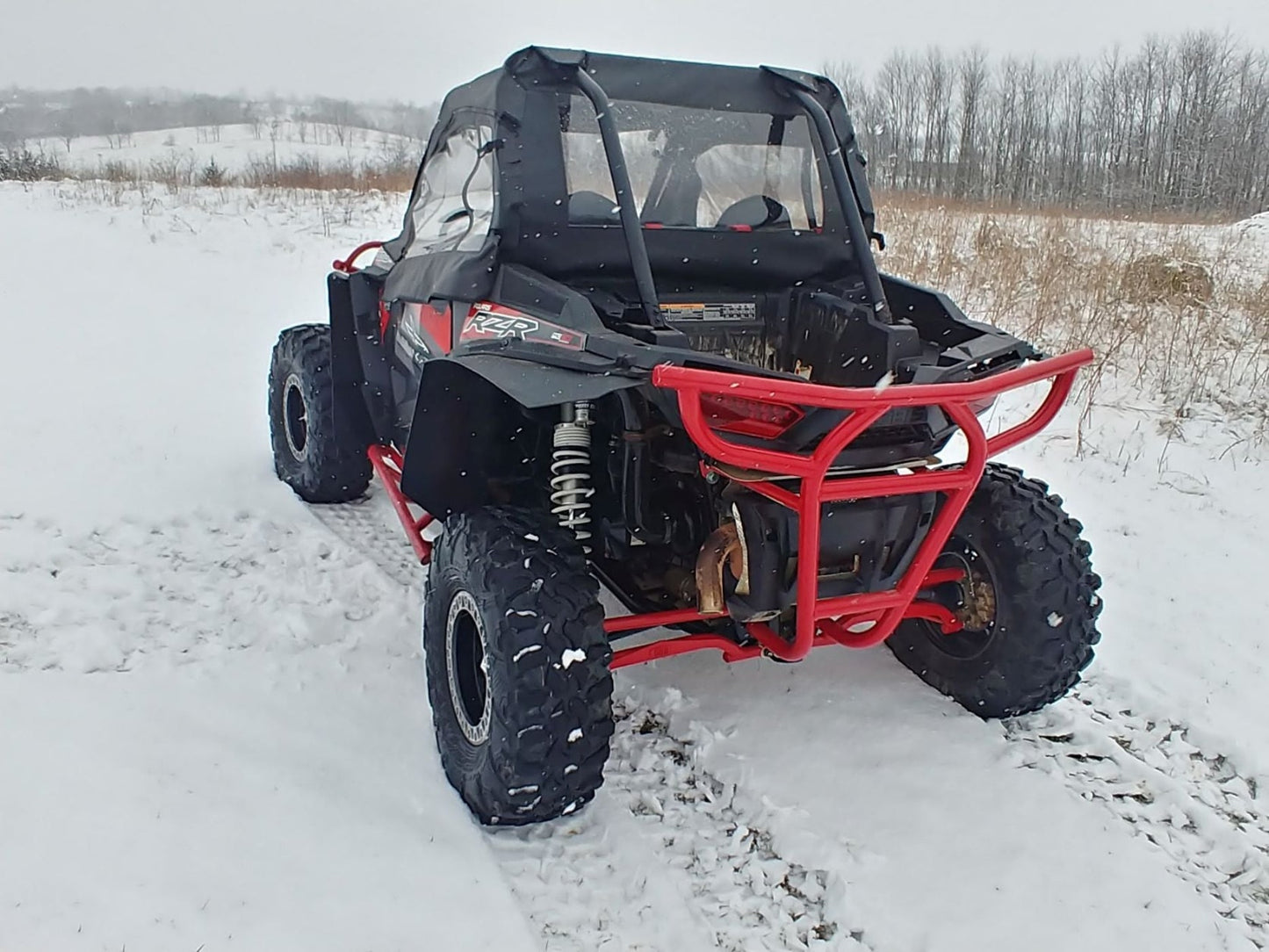 3 Star UTV Polaris RZR 1000 - Door/Rear Window Combo - RZR100-DRH-BLK