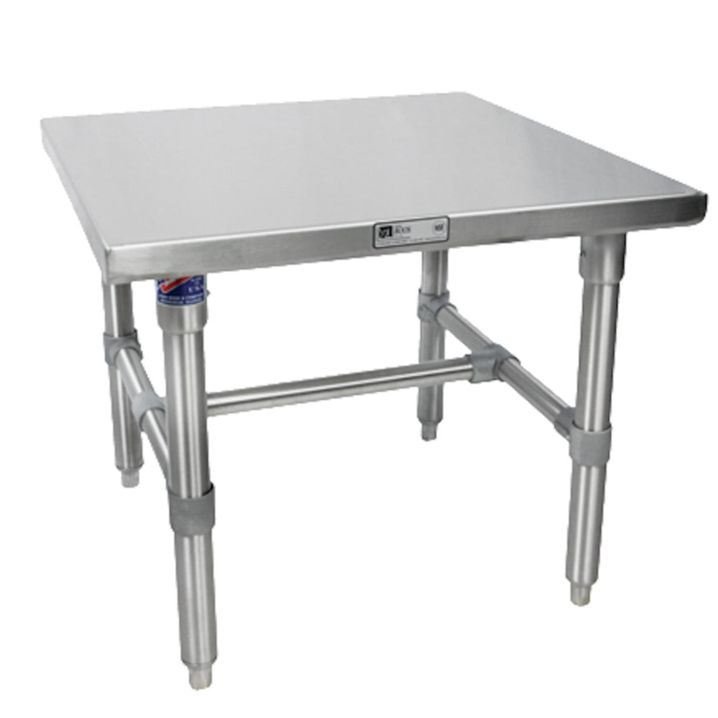 John Boos S16MS10 Open Base 30" W x 30" D Equipment Stand for Mixer or Slicer