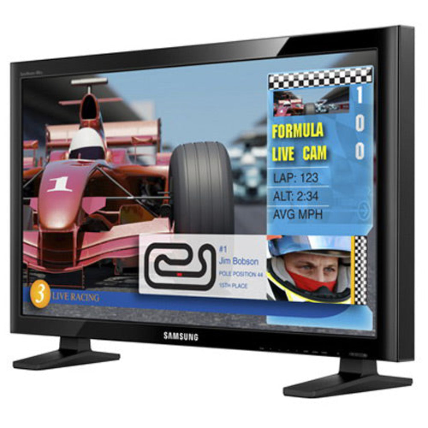 Samsung 400CX 40" LCD TV - Widescreen - Glossy black - 400CX