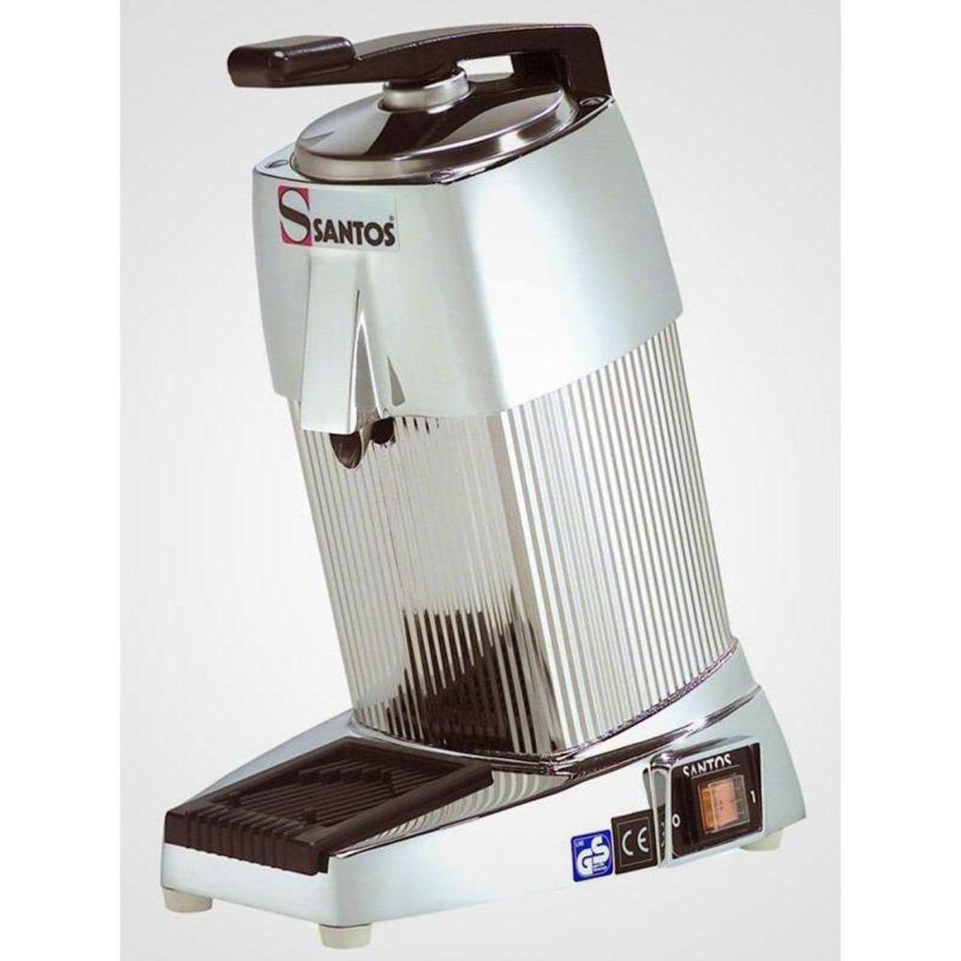 Santos 10C Automatic Chrome Citrus Juicer with Lever - SANTOS_JUICER_10C