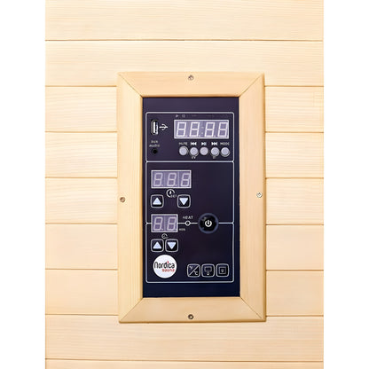 Sauna Hammam NORDICA CARBONE IR23 INFRARED SAUNA (2 TO 3 PLACES) - 125X125 - MK51562140