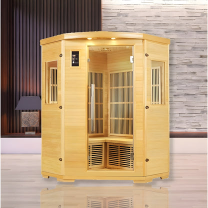 Sauna Hammam NORDICA CARBONE IR23 INFRARED SAUNA (2 TO 3 PLACES) - 125X125 - MK51562140