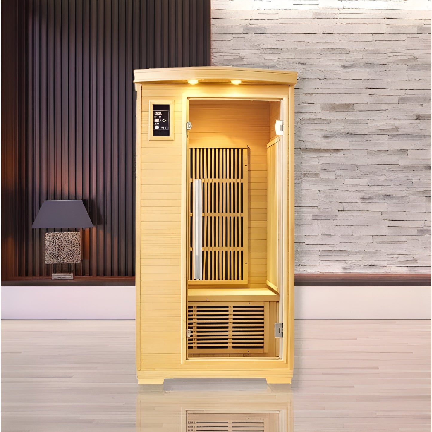 Sauna Hammam NORDICA® CARBONE IR1 INFRARED SAUNA (1 PLACE) 90X90 - MK51562015