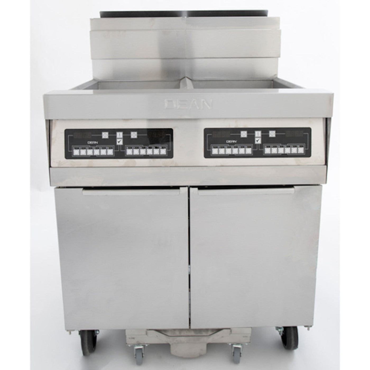 Frymaster Dean SCFSM250G Multiple Battery Gas Fryer with Built-In Filtration - FRYSCFSM250G