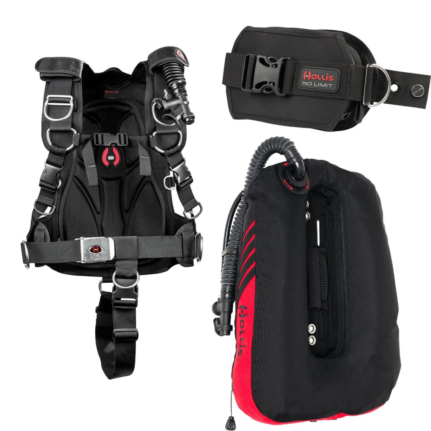 Hollis HTS2  ST LX2 Weight System Scuba Package - SCUBAPKG7803-MD-22