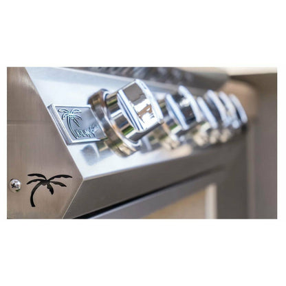 KOKOMO Professional 4 Burner 32 Inch Cart Model BBQ Grill With Lights & Locking Casters - KO-BAK4BG-PRO+KO-BAK4BG-C